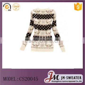 2106 new Christmas women pullover sweater with long sleeve