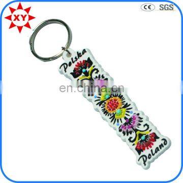 Top sale pvc cartoon keychain with printing logo