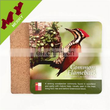 Anti-slip custom pure wood coaster for promotional gifts