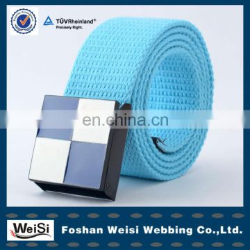 Factory Supply Blue Boys Canvas Belt Custom Webbing Belts For Children