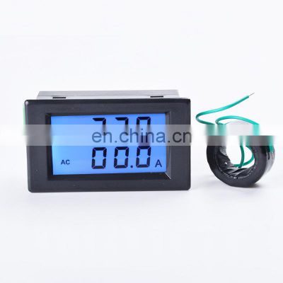 Digital Display AC Voltmeter Ammeter LCD AC80-300V, AC150-500V 100A 200A Dual Display Voltage Current meter With Transformer