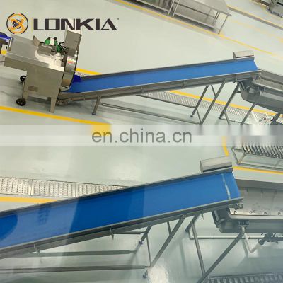 New Selection for buyers Incline Belt Elevator Conveyor For Frozen or Dry Food Screw Conveyor With Hopper
