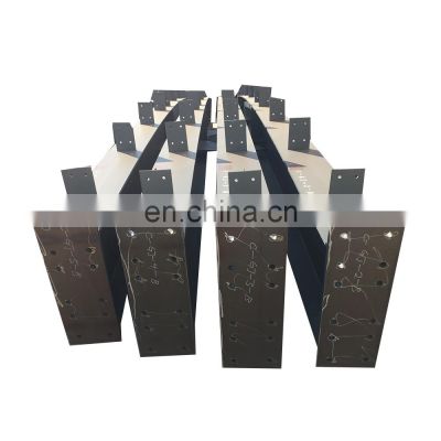 fabricated steel structure warehouse steel bracket q345b metal powder coating surface