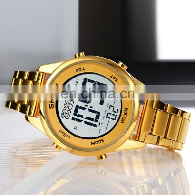 Bulk Wholesale Distributor Price SKMEI 1849 Stainless Steel Digital Watch Dual Time Men Wrist Watches
