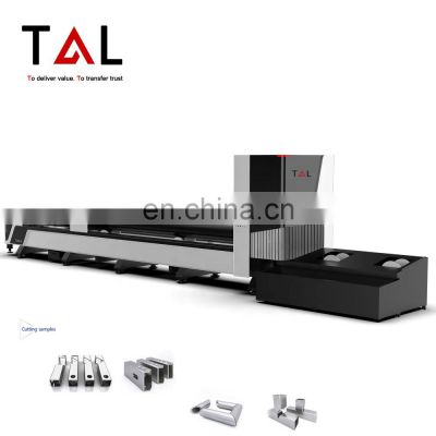 T&L Brand CNC plate and tube fiber laser cutting pipe machine 1500w 2kw