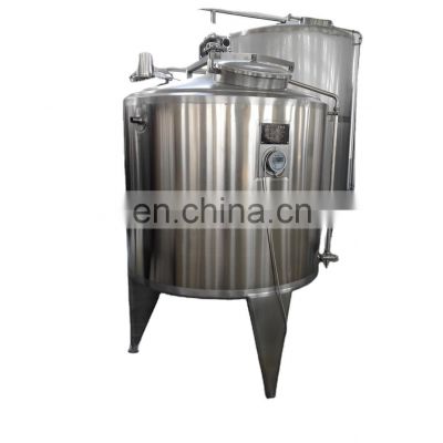 2000L steam heating stainless steel jacketed blending tank for juice