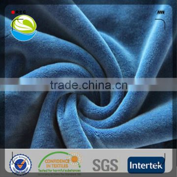 China manufacturer 100 polyester super short single side velvet fabric