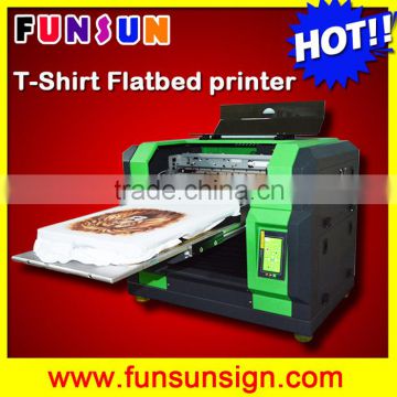 A3/A4 size flatbed hot sale digital garment plotter good quality cheap price