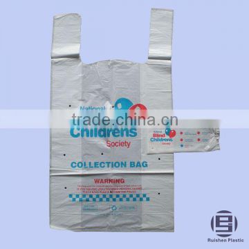 Biodegradable PE Plastic Printed Childrens Donation Bag