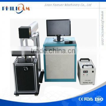 CO2 laser marking machine for non-metals , crab and seafood mark machine