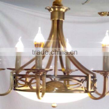 2014 new brass pendant lamp simple for lobby