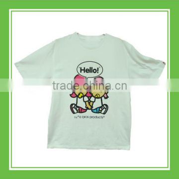 Baby Rinne Sitting with Babe Rei 100% Cotton Printed Short Sleeve White Tee Shirt With Best Quality