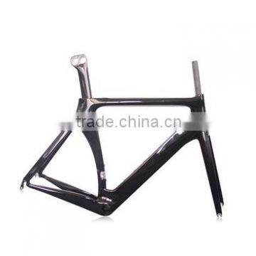 Strongest carbon road bike frame set 48/51/54/56/58cm headset 1-1/8"-1-1/4"