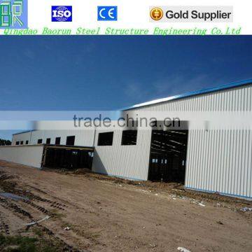high quality prefabricated steel structure warehouse building