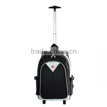Modern Design 15.6 Inch Conference Nylon Trolley Backpack