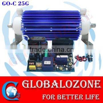 Air&water cooling 15g/h ceramic tube ozone generator cell