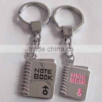 metal zinc alloy keychain with customer own logo promotional keychain