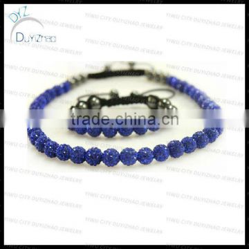 Fashion royal blue shamballa jewelry set
