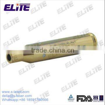 FDA Approved High Quality Gold Plated Brass 25-06Rem. Caliber Cartridge Red Laser Bore Sight