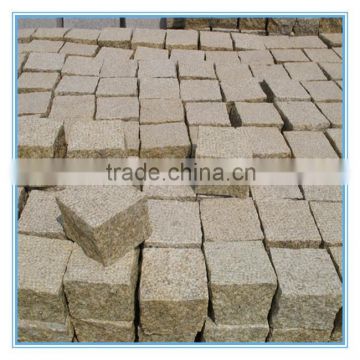 Hot Sale G350 yellow cobblestone patio pavers for project