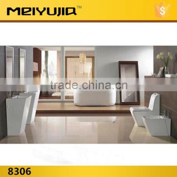 8306 square washdown one piece toilet quality bathroom suites series set