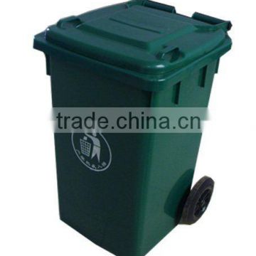 120L-plastic with wheels garbage can