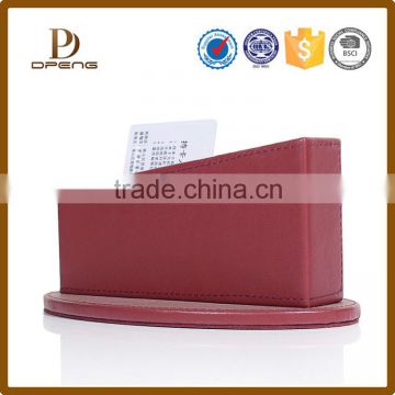 New arrival custom leather stand business card holder