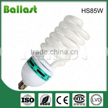 85w half spiral energy saving bulbs manufacturers in china 2700k-6500k
