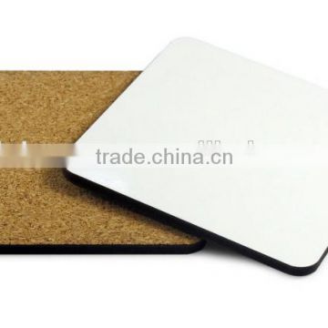 High quality marble coaster with cork adhesive