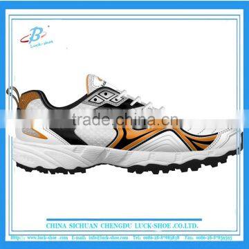 wholesale cricket shoe high quality , cricket shoe yellow factory price, comfortable cricket shoe for man