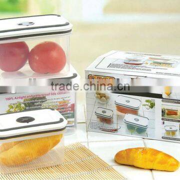 6pcs airtight rectangle insulated food container GL9012-B