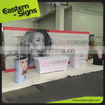 High Performance Straight Grain Fabric Full Color Clothes Store Exhibition Booth