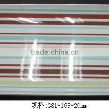 Melamine nice quality plastic fast food tray