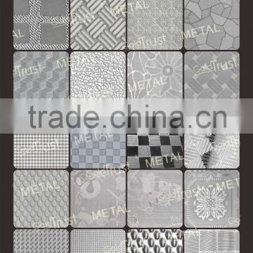 cold rolled SUS 304 stainless steel decorative sheet embossed stainless steel sheet for elevator /wall panel