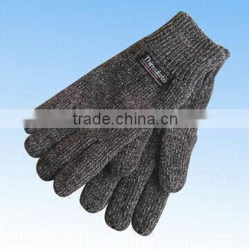 custom mens thinsulate lined knitted glove