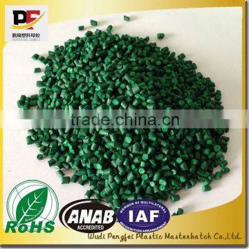 Professional supplier Color masterbatch manufacturer, Light Green masterbatch, High Quality used for bottles, bags, toys