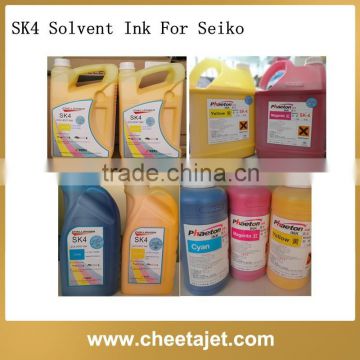 Hot selling msds solvent based printing ink for spt 510 spt 1020 head printers