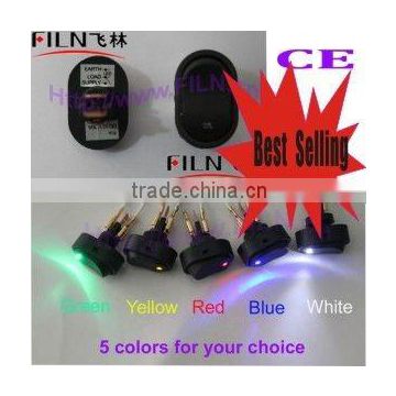 New style,12VDC,,50pcs/lot ASW-20D, 5 colors LED car dimmer switch