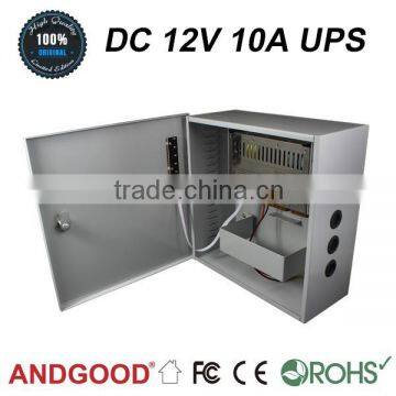 OEM DC 12V 10A CCTV Uninterruptable Power Supply with Battery Backup Function