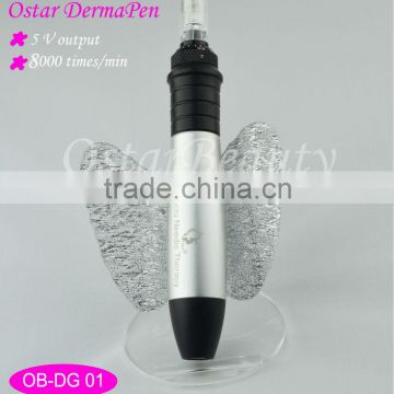 (HOT) Skin Care 12 Needles Stamp Electric Pen Microneedle Roller (Ostarbeauty)