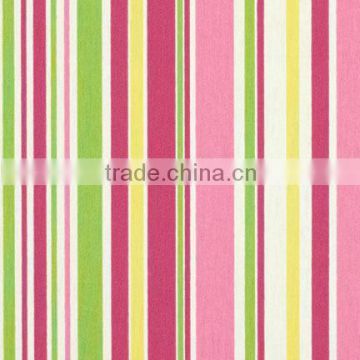 Indian Cotton Pink Stripe Printed Fabrics