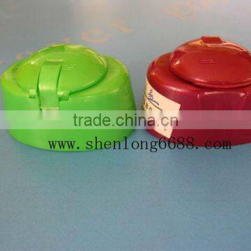 Plastic mushroom flip top bottle cap