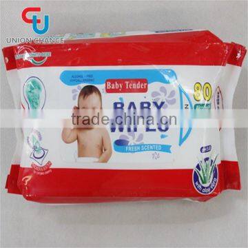 80PCS Alcohol Free Wipes Natural Baby Wet Wipes Cleaning Wet Wipes