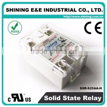 SSR-S25AA-H Reversible Zero Cross Solid State Relay 240V 25A