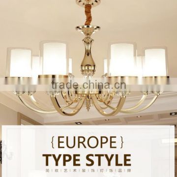 M983 Momoda elegant European Crystal modern living room bedroom lighting chandelier pendant lamp