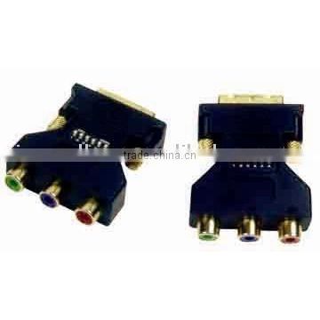 DVI Male-3RCA Adaptor(With Swatch) VK2-0049