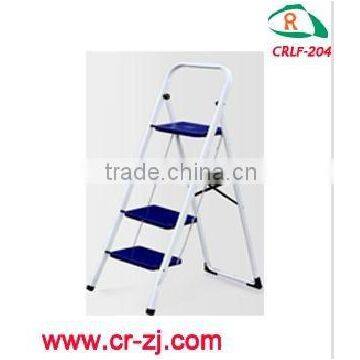 Square tube&4 step steel ladder CRLF-204