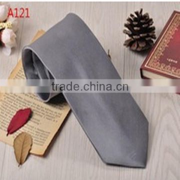 custom high quality solid silk necktie