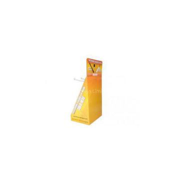 Greeting Yellow Cardboard Counter Displays ENCD023  Stands for eye - watching with hangers