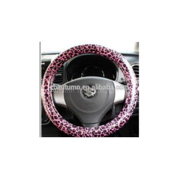 PU Leopard Grain Steering Wheel Cover